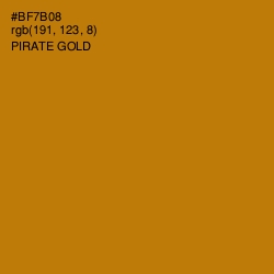 #BF7B08 - Pirate Gold Color Image